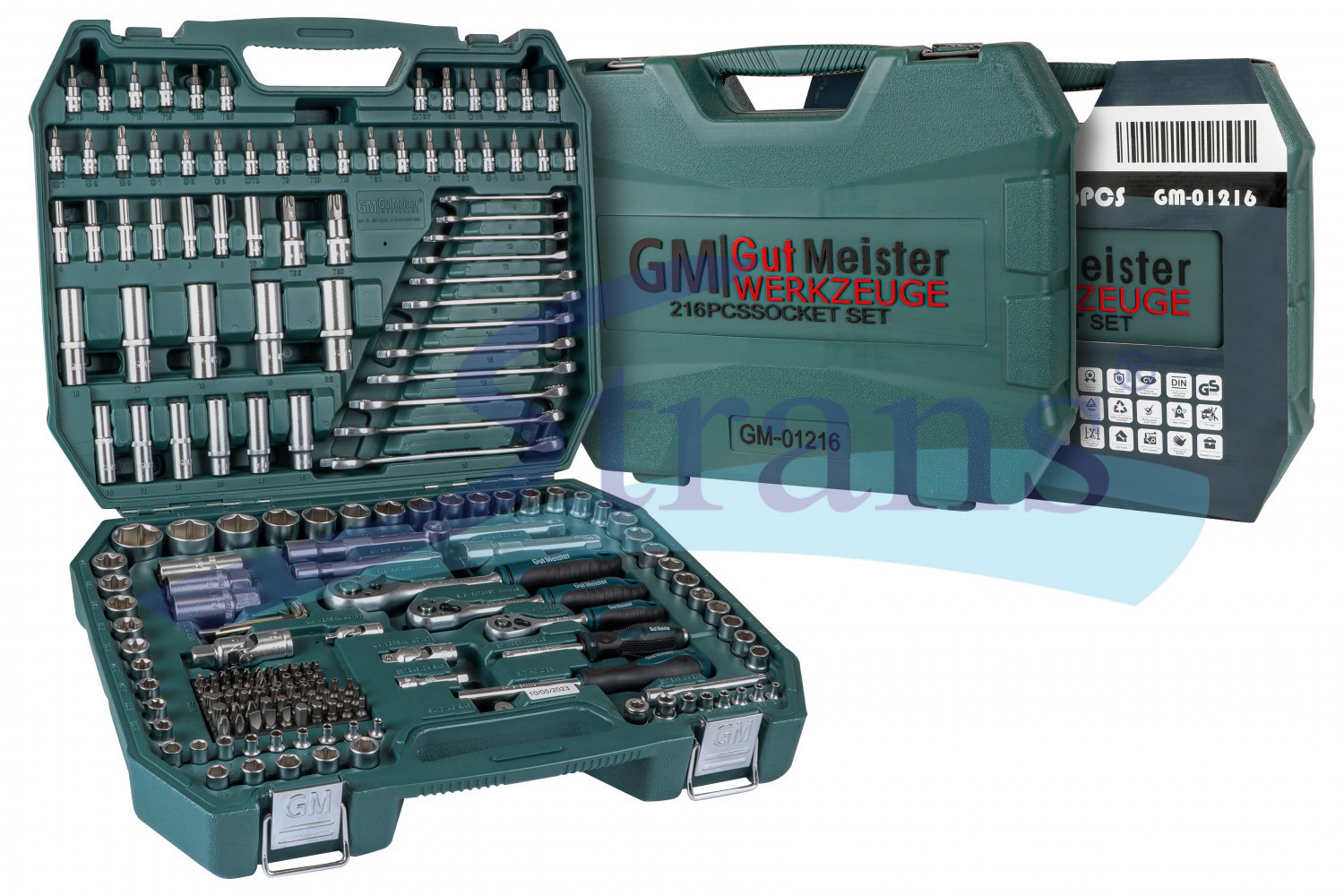 Tool Set Gut Meister 216 Pcs Gm01216 buy in Ukraine | Strans-shop
